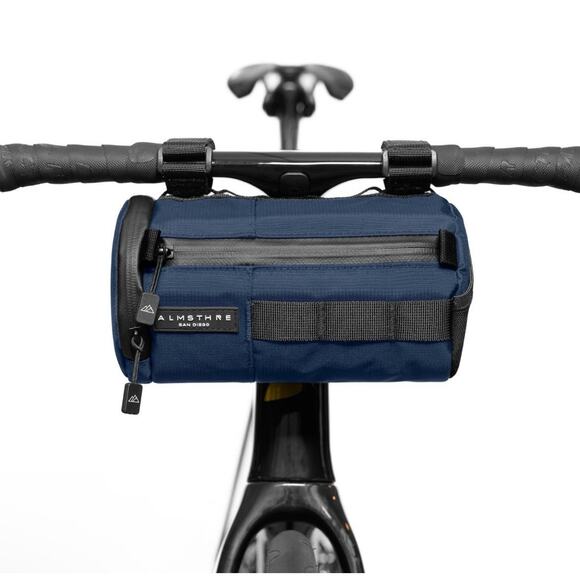 ALMSTHRE Signature Bicycle Handlebar Bag : MIDNIGHT BLUE - Picture 1 of 4